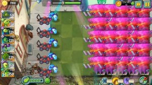 Самый быстрый спам! 100 брейкденсеров против всех растений не мгновенного действия. PvZ Дичь!