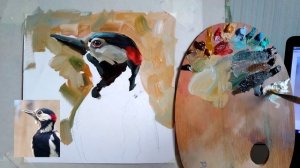 Полный Мастер Класс по живописи маслом "ДЯТЕЛ"