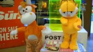 Танец Гарфилда и Спанч Боба - Garfield's and Sponge Bob's dance