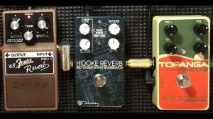 Boss FRV-1 VS Keeley Hooke VS Catalinbread Topanga - Spring Reverb Shoot Out!