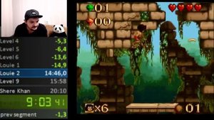 Jungle Book (SNES) Speedrun Мировой рекорд - Книга Джунглей Спидран W.R. (Супер .mp4