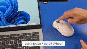 Подключите Bluetooth-мышь Fuhlen к ноутбуку.