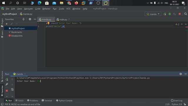 How to take Input from user in Python? | Input function in Python