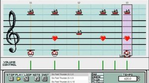 Super Mario Paint: Six Feet Thunder - Crypt of the Necrodancer Amplified