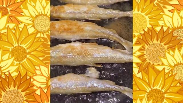 Жареная корюшка! Рецепт жареной корюшки! Очень вкусная рыбка!