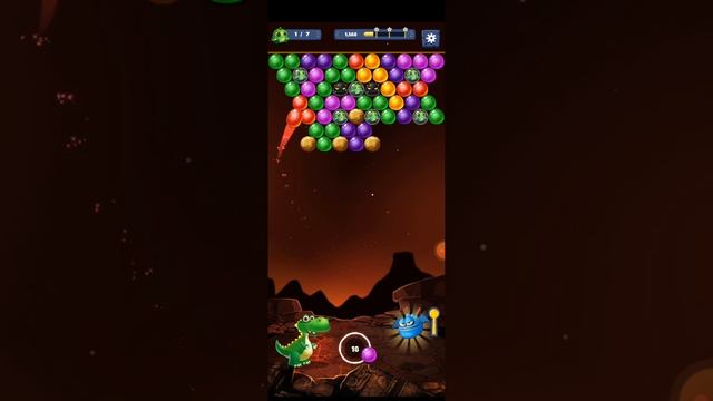 dino bubble shooter game best game and mind blowing game смотреть онлайн