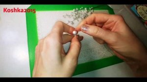 ДЕКОРАТИВНЫЕ ЖЕМЧУЖНЫЕ ВЕТОЧКИ из бисера МК от Koshka2015 - цветы из бисера,  бисероплетение, DIY