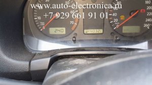 Вскрытие авто Volkswagen Golf 2001г.в., изготовление чип ключа по замку зажигания, ключ зажигания