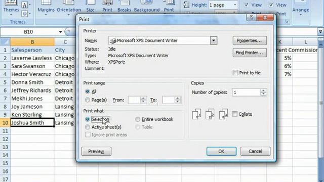 Excel 2007 Tutorial Printing Worksheets Microsoft Training Lesson 10.3 смотреть онлайн