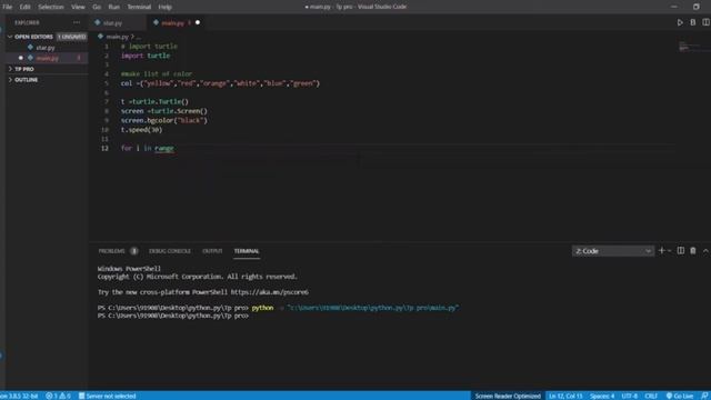 How to make Star Design Using Python(turtle gui) смотреть онлайн
