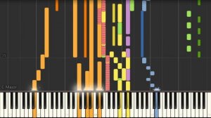 Над рекой калина спелая