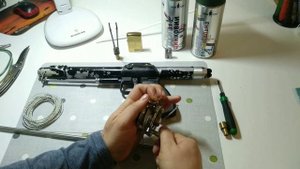 Ружьё для подводной охоты РПП 2 /модернизация и апгрейд/Пневматика/Замена линедержателя на катушку!