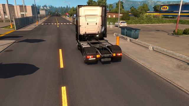 Euro Truck Simulator 2 Scandinavia DLC - Mercedes-Benz New Actros Picking up a Trailer смотреть онлайн