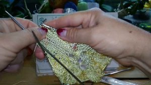 Ажурные салфетки спицами. САЛФЕТКА  11 ( часть 2).