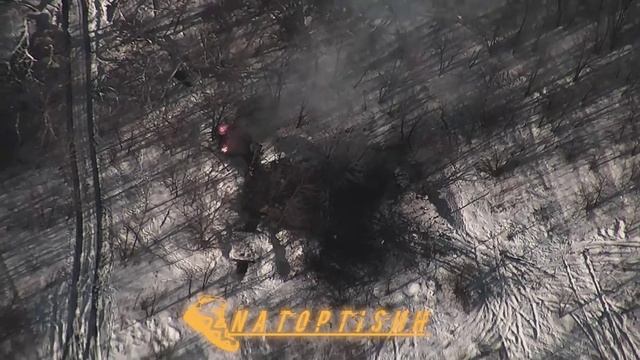 Прилет Ланцета по украинской М777 смотреть онлайн