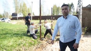 Как установить забор. Инструкция.