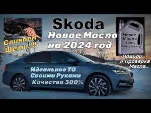 Skoda: Новое Масло на 2024 год. Сливаем Шелл!!! Идеальное ТО Своими Руками. Качество 300% (2024)