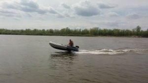Покатушки на лодке Aero Атака 340 с Hidea 9.8