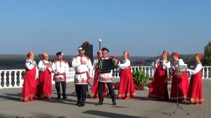 Концерт народного ансамбля "ТАЛИЦА" на смотровой площадке в Толмачево. Город Вязники