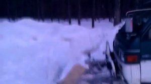 ЖЕСТЬ!! ДЕЛИКА ТРАКТОР ОТВАЛ ДЛЯ ЧИСТКИ СНЕГА, КОВШ ПОГРУЗЧИКА, ГИДРАВЛИКА СИЛА,