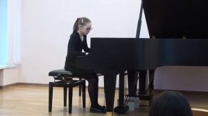 Чимароза. Соната соль минор. Исп. Новикова Глафира, 10 лет