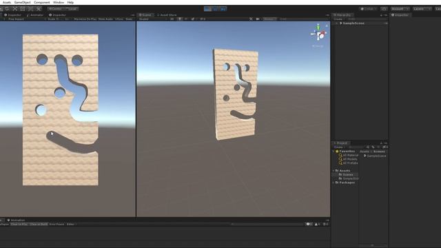 Show case : Cutting mesh runtime Unity3D - Dig it , Sand ball Technical смотреть онлайн