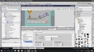 TIA PORTAL HMI WINCC GRAPHICS  / Konveyr Animasyonu