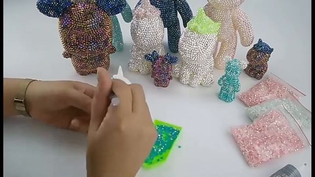 Алмазная мозаика брелок