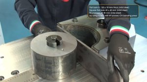 Гибка кольца из листа на горизонтальном прессе