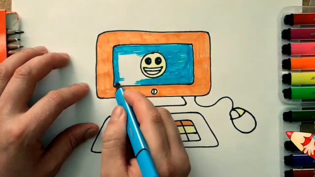 Bolalar uchun kompyuter chizish/computer drawing for children/компьютерный рисунок для детей смотреть онлайн