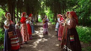 "А мы сеяли, сеяли лён" фольклорный ансамбль КУДЕЛЯ