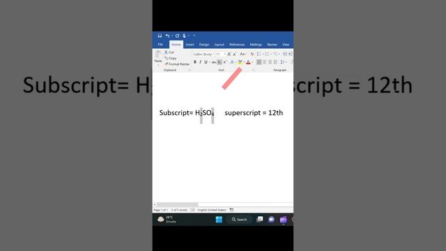 subscript & superscript using shortcut key??#excel #exceltricks #exceltutorialforbeginners