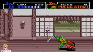 Sega Teenage Mutant Ninja Turtles - Return of the Shredder Прохождение на скорость