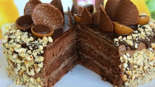 Домашний Шоколадный Торт с орехами подробный рецепт.mp4
