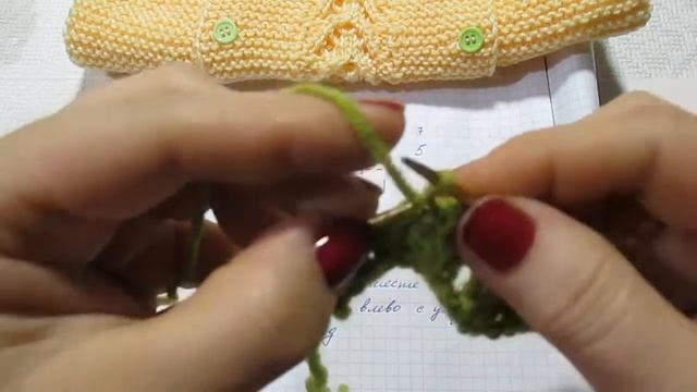 ажурный узор ёлочка вязаный спицами
