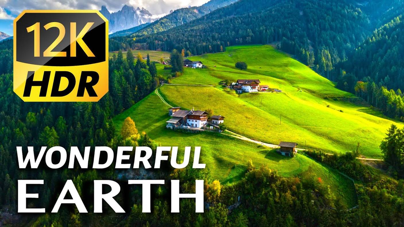 Чудесная планета Земля. Захватывающие дух пейзажи в 12K HDR 240fps Dolby Vision for 8K & 4K HDR TVs смотреть онлайн