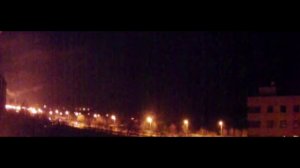 Полет снарядов 22:30 Донецк 14.01.2015