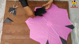 Star kite making at home in easy and simple steps with kite flying test tutorial - kite crafts - di