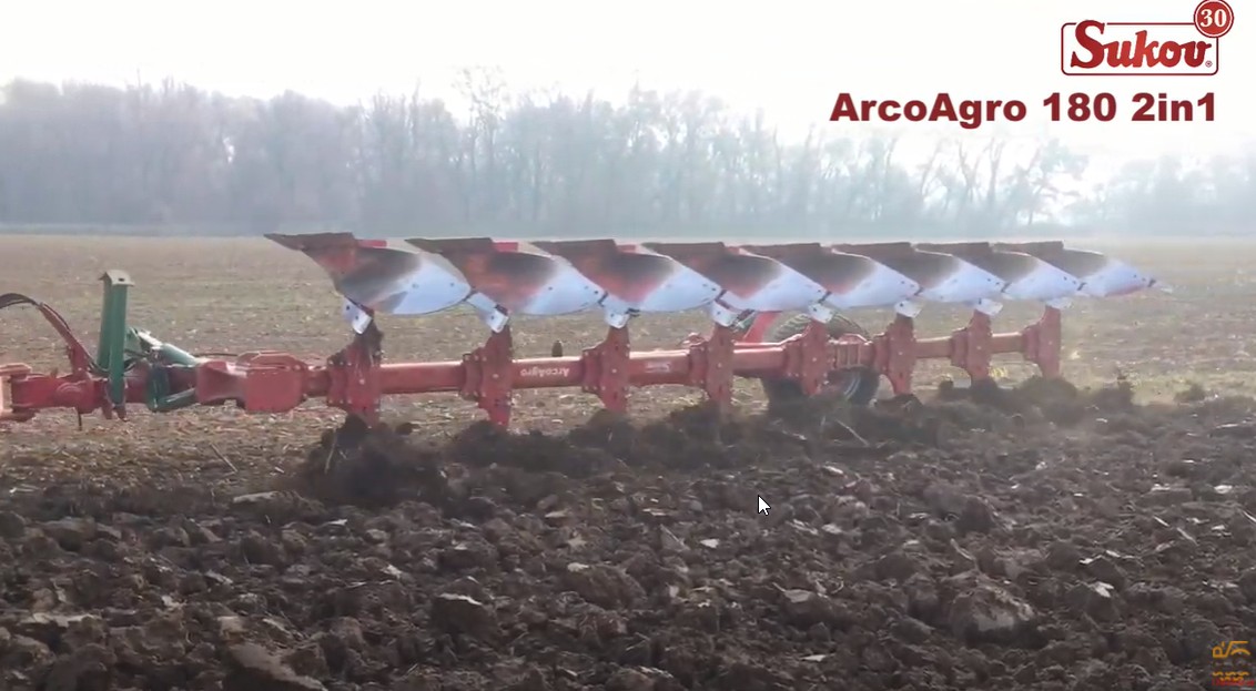 Плуг оборотный полунавесной ArcoAgro 180 2 in 1 компании SUKOV