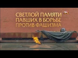 Светлой памяти павших в борьбе против фашизма. Минута молчания (ТВ Центр, 9.05.2015)