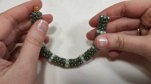 Жгут из бисера иглой! Браслет из бисера и бусин своими руками / Needle string bead