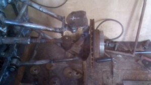 Квадроцикл своими руками, проблемы c развалом передних колес, рулевое управление #5