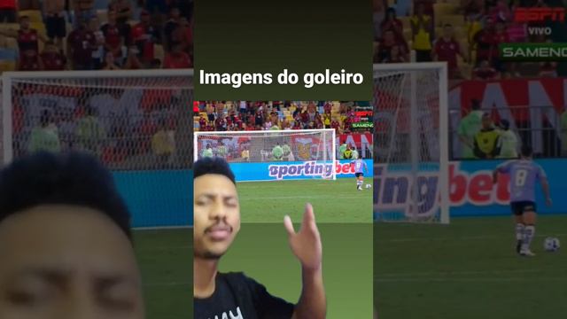 GOLEIRO SANTOS DEFENDENDO PÊNALTI 😱#futebol #flamengo #fla