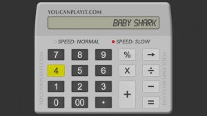 Baby Shark - Calculator Cover - Tutorial