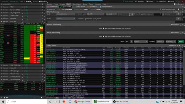 How to Scan for Unusual Option Volume on TOS смотреть онлайн