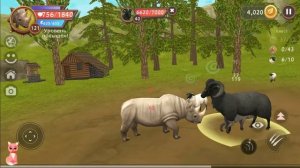 Играем за трансформацию НОСОРОГА в WildCraft