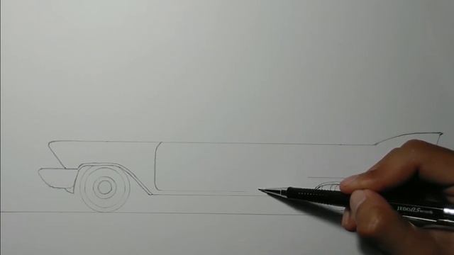 How to Draw a Classic Car 1958 Plymouth Fury Easy to Follow смотреть онлайн