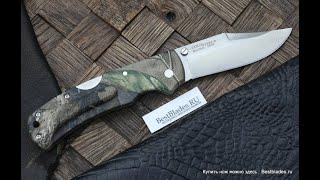 Нож Double Safe Hunter складной нож с фиксатором. хит продаж. смотреть онлайн
