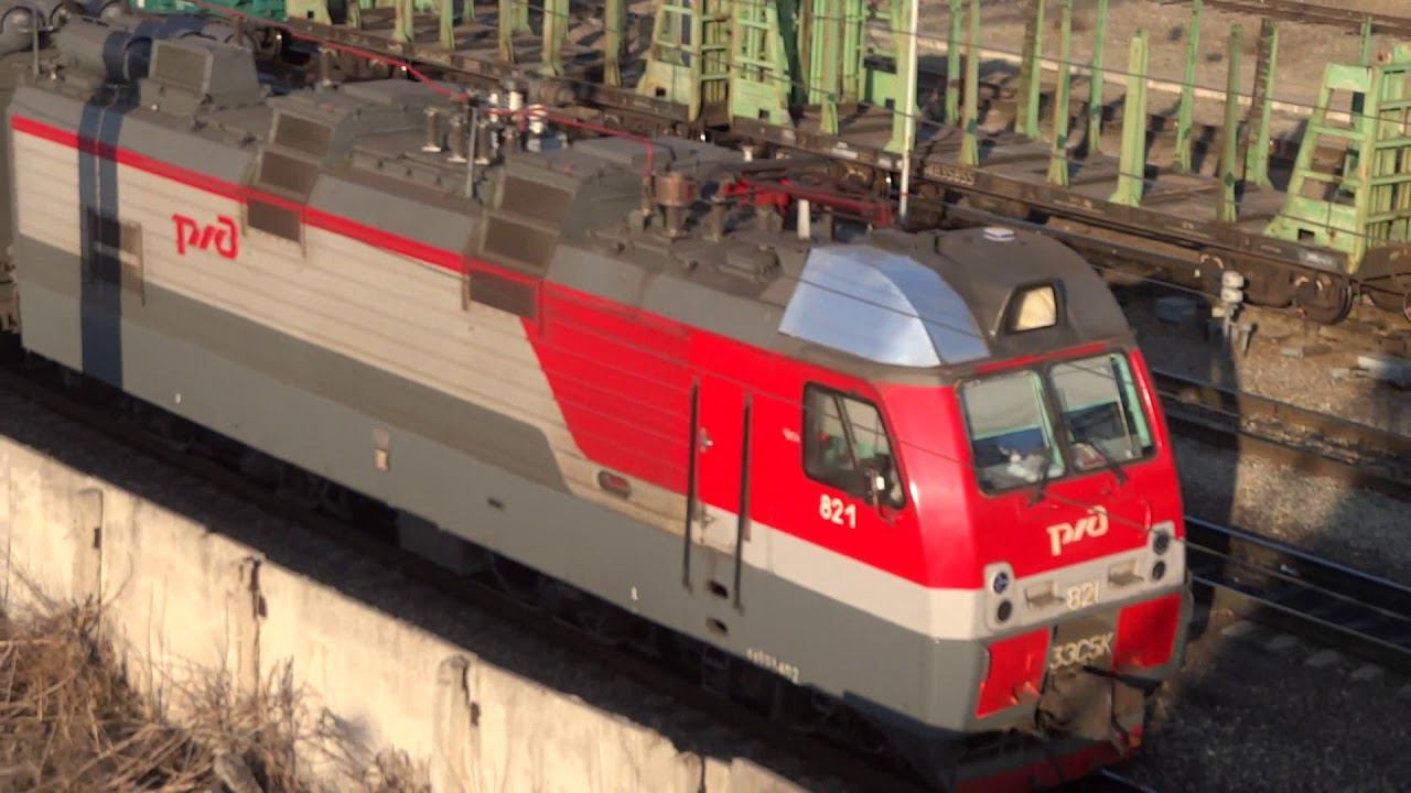 2ЭС5К-123, 2ЭС5К-077, ТЭМ2К-2483, 3ЭС5К-821 & 2ТЭ10М смотреть онлайн