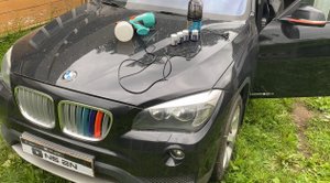 Черный потолок своими руками BMW X1 E84